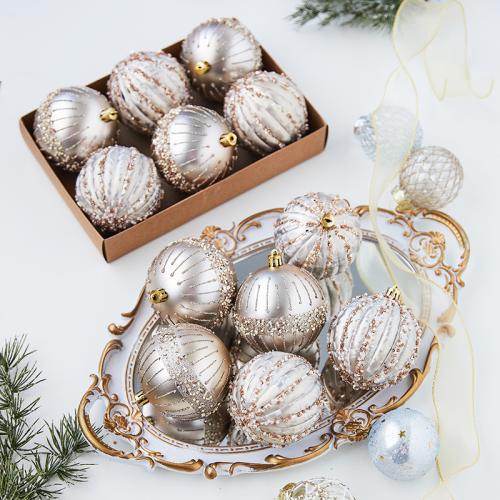 Pvc Boules de décoration de Noël Boîte