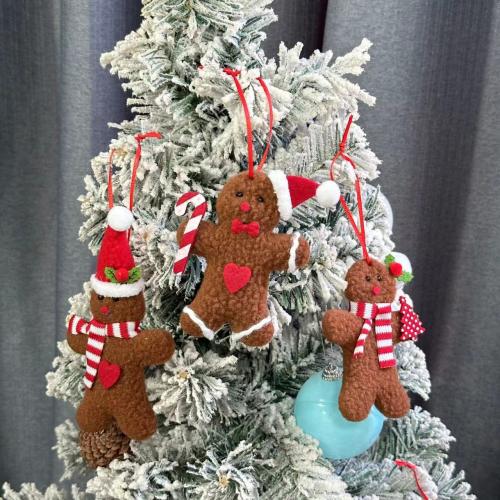 Cloth Christmas Tree Hanging Decoration three piece patchwork Set