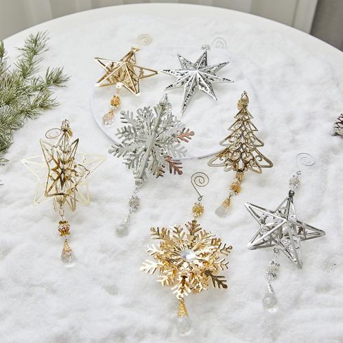 Iron Christmas Tree Hanging Decoration hollow PC