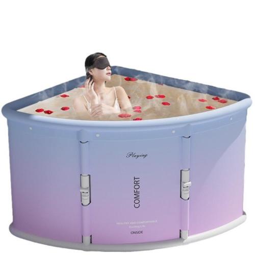 Pearl Cotton & PVC & Oxford Foldable Bathtub durable PC