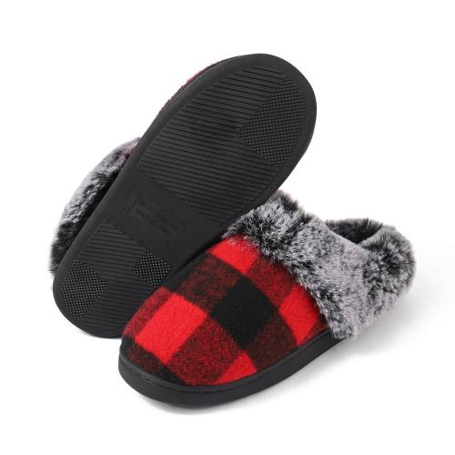 Thermo Plastic Rubber & Flannelette (Flannelette) Katoenen slippers meer kleuren naar keuze Paar