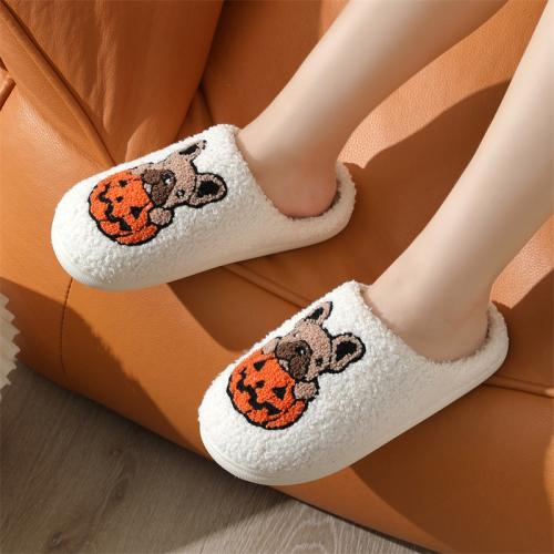 Thermo Plastic Rubber & Plush Fluffy slippers hardwearing & thermal Pair