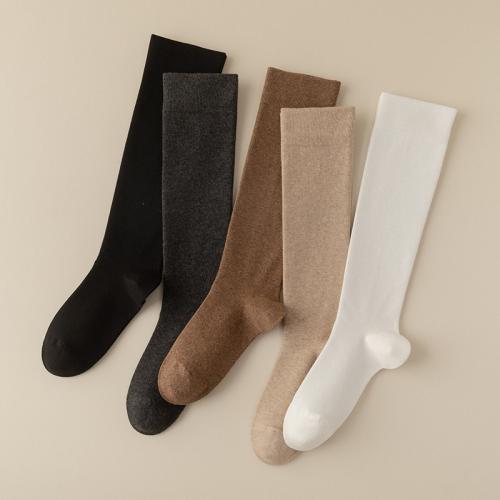 Baumwolle Frauen Kniesocken, Solide, mehr Farben zur Auswahl, :, 5Paare/Viel,  Viel