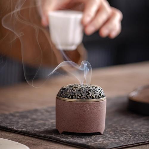 Ceramics Incense Burner for home decoration & durable handmade PC