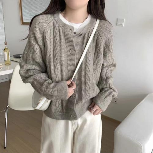 Acrylic & Polyester Sweater Coat loose : PC