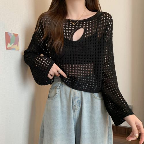 Spandex & Polyester Women Knitwear loose & hollow : PC