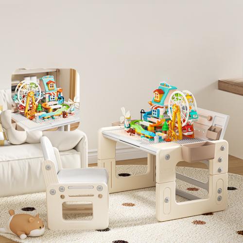 Engineering Plastics & Polypropylene-PP Multifunction Children Table and Chairs PC