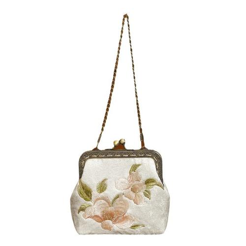 Polyester Easy Matching Clutch Bag with chain & embroidered PC