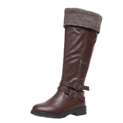 PU Leder Stiefel, mehr Farben zur Auswahl,  Paar