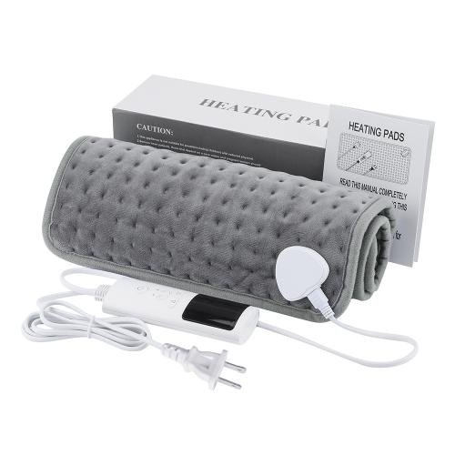 Micro-velboa Electric Heating Blanket different power plug style for choose & thermal Solid gray PC