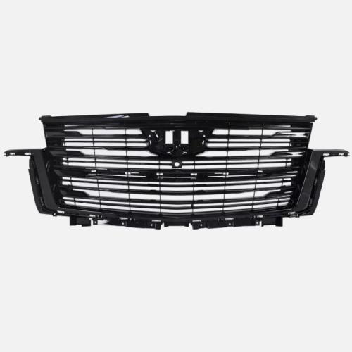 For 2021 2022 2023 Cadillac Escalade Front Bumper Upper Grille Gloss Black