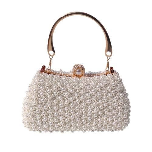 Acryl & Polyester Clutch Tas Witte stuk