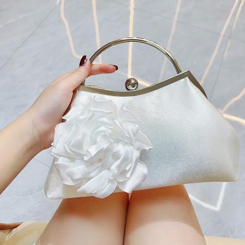 Polyester Clutch Tas Witte stuk