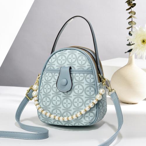 PU Leather hard-surface & Easy Matching Handbag attached with hanging strap PC