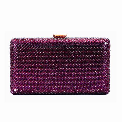 PU Leder & Strass Clutch Bag, mehr Farben zur Auswahl,  Stück