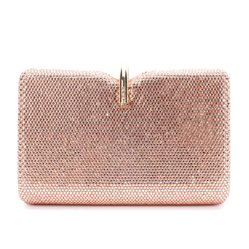 PU-leer & Rhinestone Clutch Tas meer kleuren naar keuze stuk