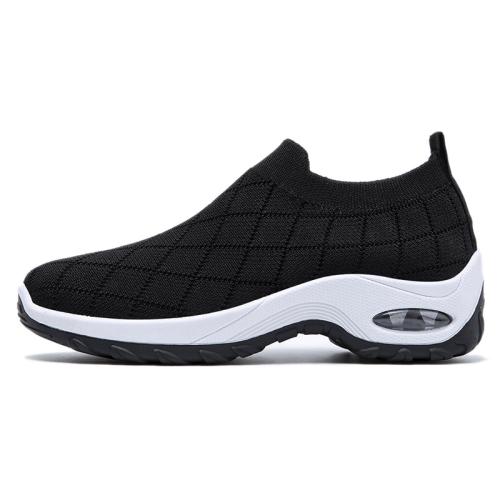 Flying Woven & PVC Women Sport Shoes hardwearing & breathable Solid Pair