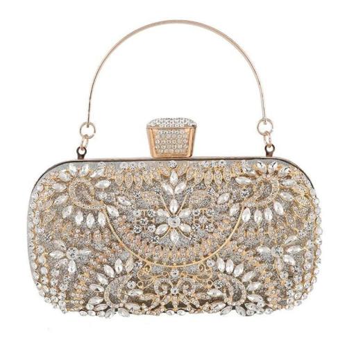 Rhinestone & Polyester Easy Matching Clutch Bag PC