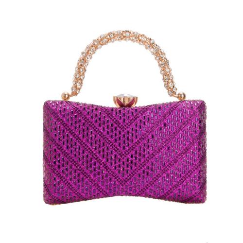 Rhinestone & Polyester Clutch Tas meer kleuren naar keuze stuk