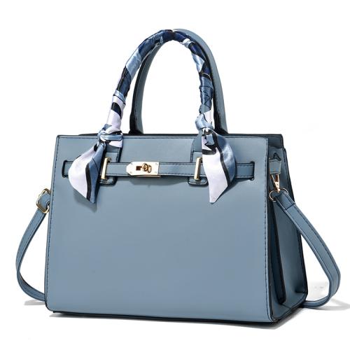 PU Leather Easy Matching Handbag large capacity & attached with hanging strap PC