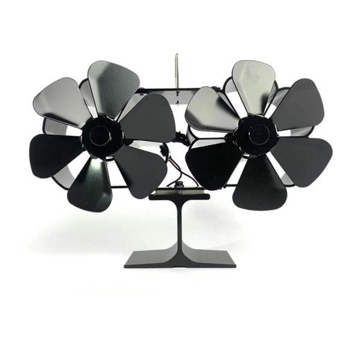 Aluminium Ventilateur de poêle Solide Noir pièce