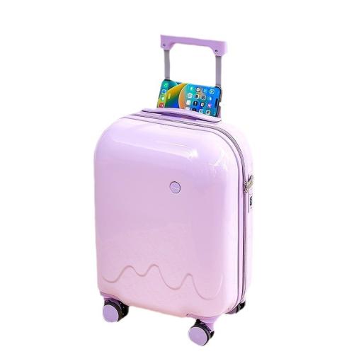 Ice cream luggage women's new small boarding box cartoon mute luggage case