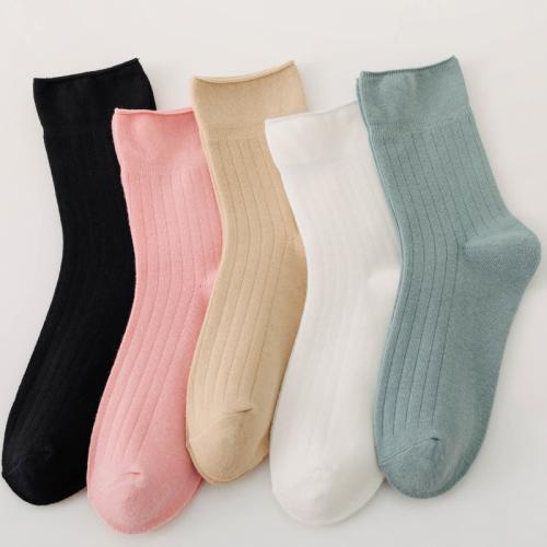 Wide pregnant women socks long tube cotton socks breathable sweat-absorbent postpartum loose socks