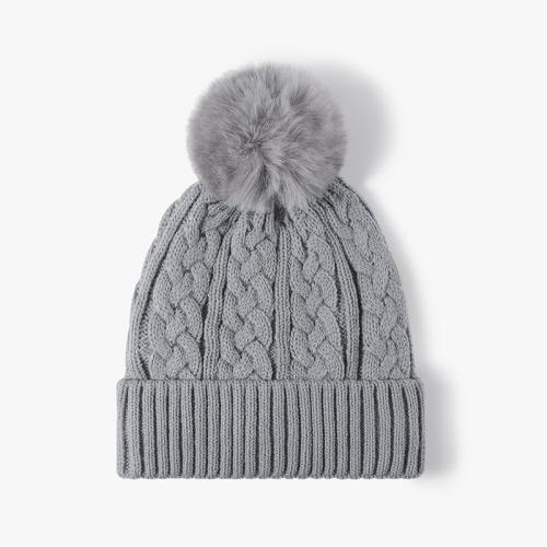 Fashion Jacquard Outdoor Travel Travel Warm Thickened fleece-lined Knitted Hat