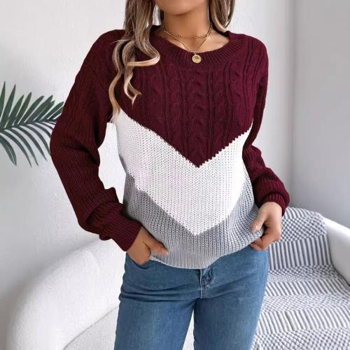 Acrylic Women Sweater & loose patchwork PC