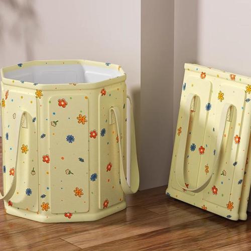 Folding Foot Bath Bucket Household Leg Foot Washing Basin High-depth Heat Portable Foot Bath Bucket