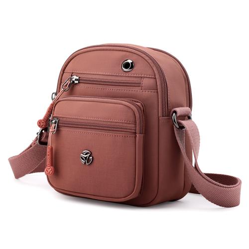 Multi-compartment leisure ladies shoulder bag 2024 autumn nylon small bag trend messenger bag