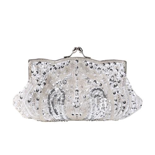 Beaded Embroidered Evening Bag Women's Bag Portable Beaded Bag