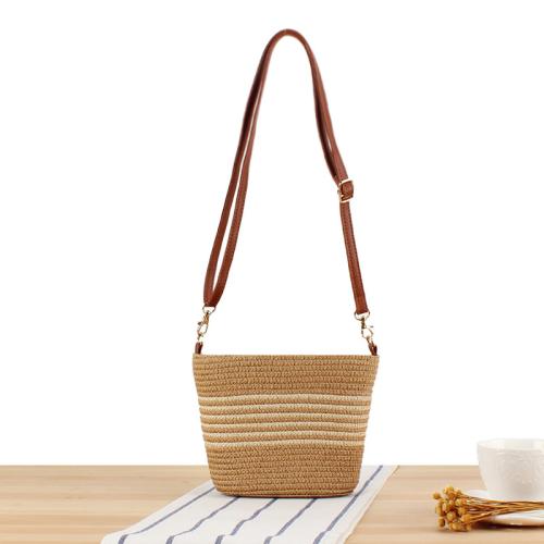 Popular small bag women's 2024 new seaside holiday woven bag casual