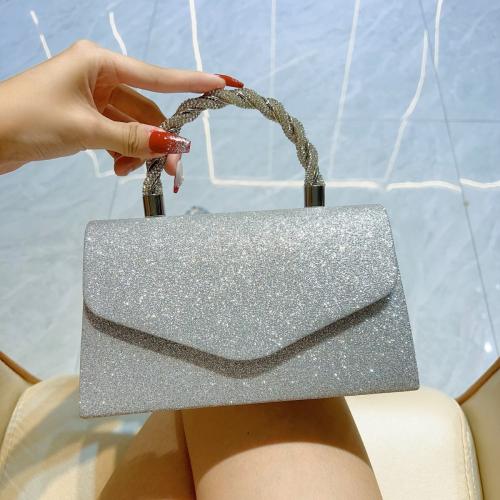 New French Banquet Shiny Bag Fairy Rhinestone Clutch Bag Elegant Crossbody Evening Bag