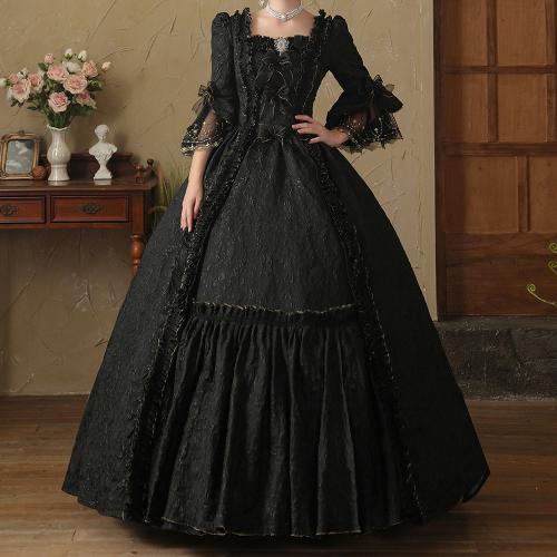 Diablo Halloween Jacquard Show Tour Photograph British Drama Dress Tea Party Medieval Princess Dress