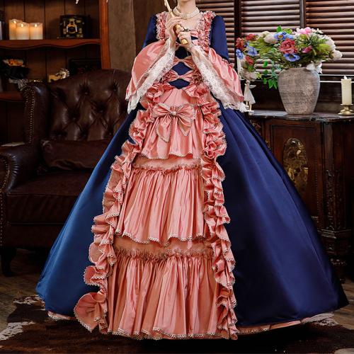 French dress dress drama Princess performance dress float parade host costume piano national style royal maid