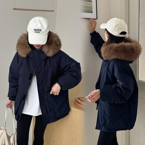 Polyester Women Parkas & loose & thermal PC