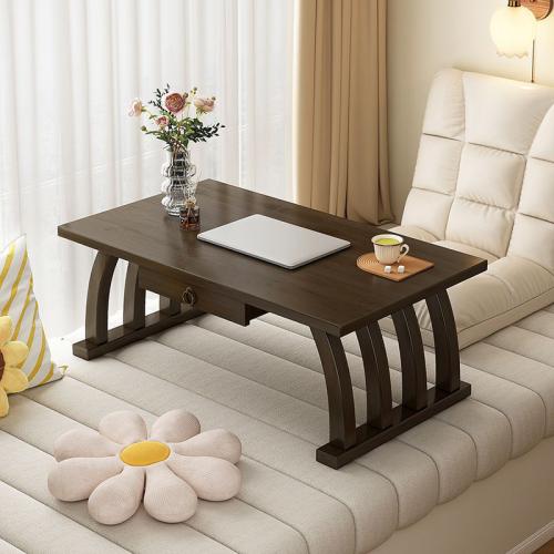 Small Table Foldable Table Solid Wood Household Tatami Tea Table Coffee Table Side table