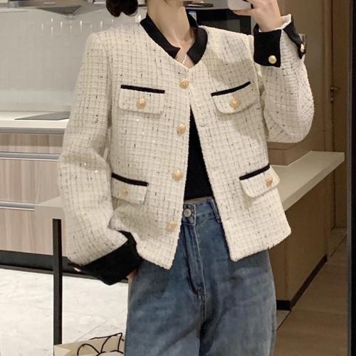 French Style Coat Women's 2024 New Spring and Autumn High Sense Socialite Short Top