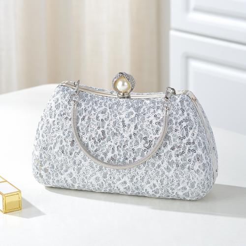 New Style Simple Fashion Lace Sequin Bag Antique Handheld Shoulder Crossbody Cheongsam Banquet Bag