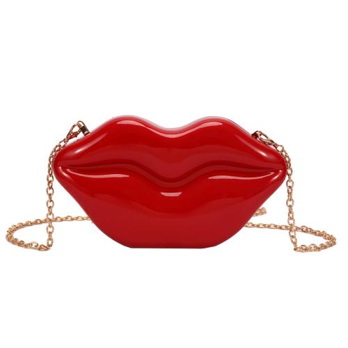 Funny Personality Big Lips Bag 2023 New Dinner Niche Design Chain Crossbody Bag