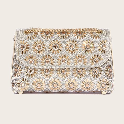 Trendy Dinner Bag New Sunflower Clutch Bag Casual All-match Shoulder Bag Party Diamond Bag