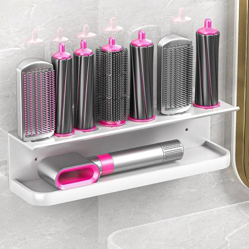 Hair Dryer Rack Punch-free Toilet Wall-mounted Bracket Towel Rack Bathroom Storage Toilet Rack