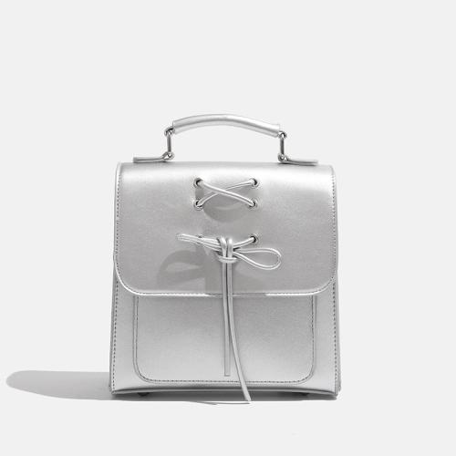 Bow Backpack Simple Casual All-match Handbag Niche High-end Girl's Bag Fashion Backpack