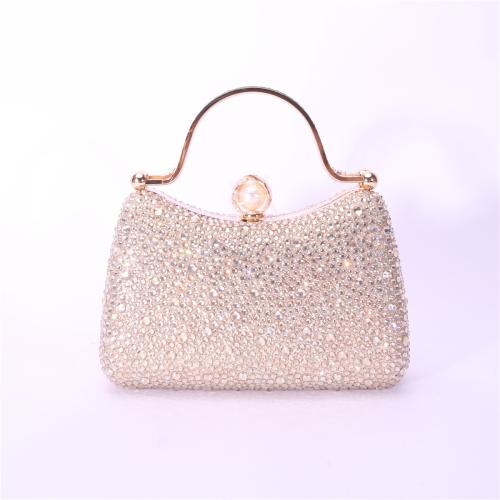 Women's Evening Bag Portable Evening Bag Double-sided Diamond-encrusted Elegant Gift Bag