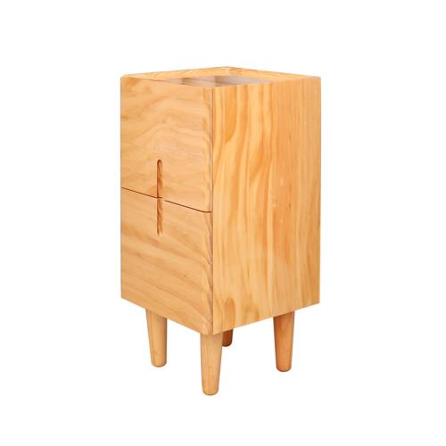 Solid Wood Narrow Bedside Table Modern Simple Bedside Cabinet Bedroom Simple Nordic Bedside Storage Cabinet Locker