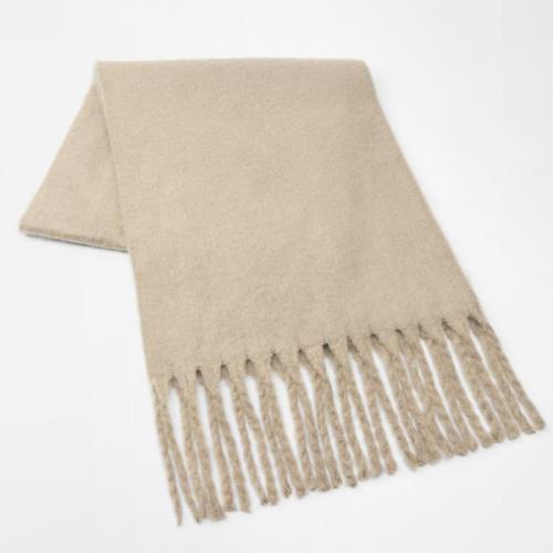 Solid color scarf 420g high quality simple outer wear warm windproof couple scarf