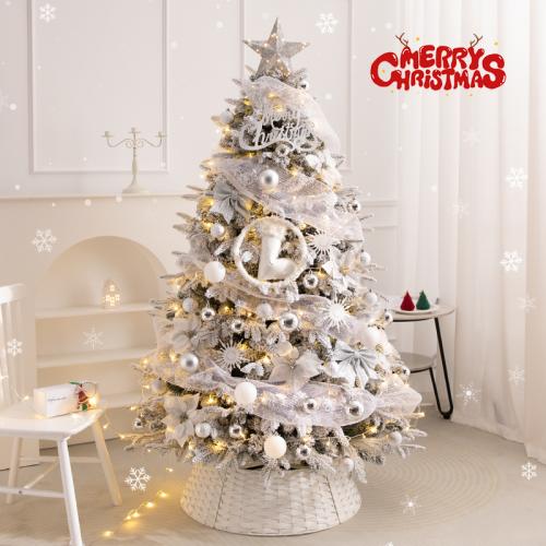 2024 New Snow Christmas Tree Decorations Large Christmas Decoration Ornaments