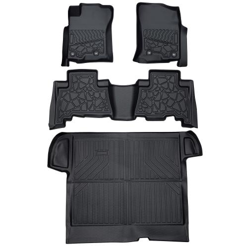 Floor Liners Mats and Rear Cargo Liners for 2013-2024 Toyota 4Runner TPE