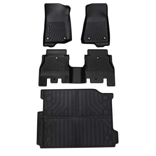 TPE Floor Mats and Cargo Liners for 2018-2024 Jeep Wrangler JL Unlimited 4-Door